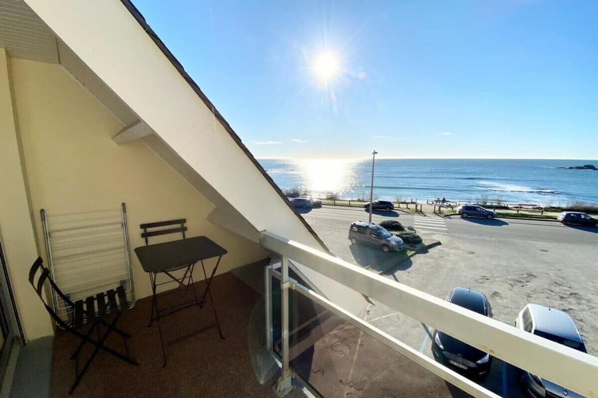 Joli Appartement Top Cosy Vue Mer Imprenable 180 Ploemeur Bagian luar foto